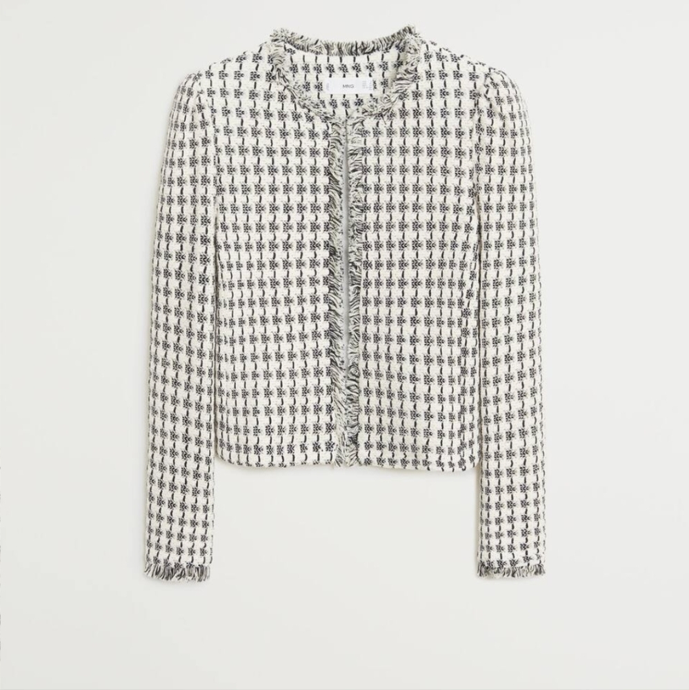 Tweed cotton jacket